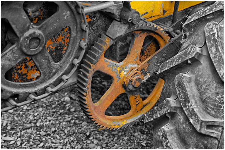 Farm Equipment Gears No 1 B&W PRES s
